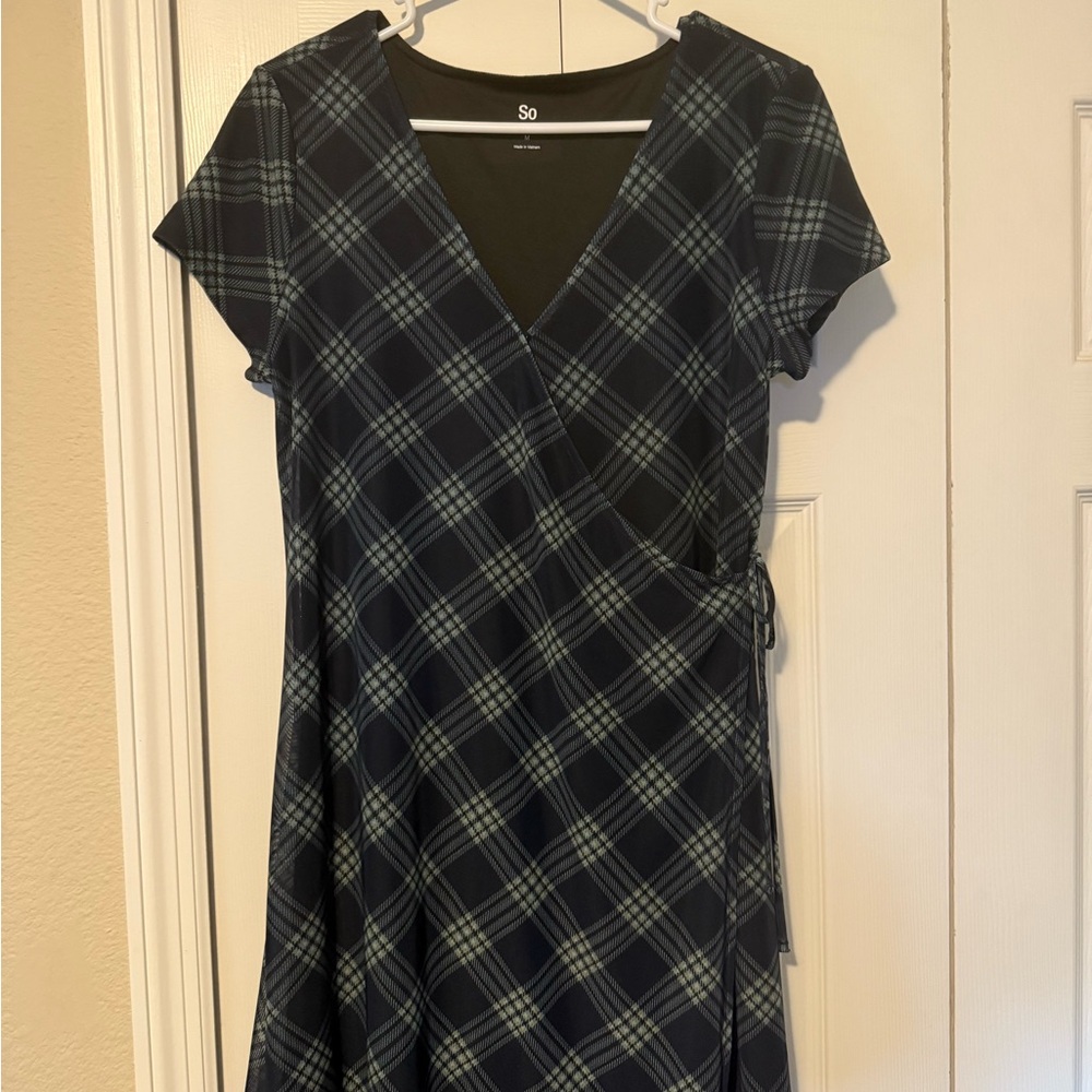 SO plaid dress